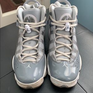 Big kids Jordan six rings basketball shoes